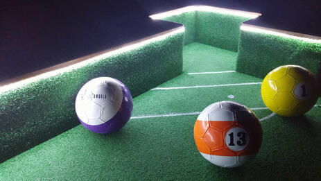 Billiard footballs - Footpool soccer balls - soccerpool balls