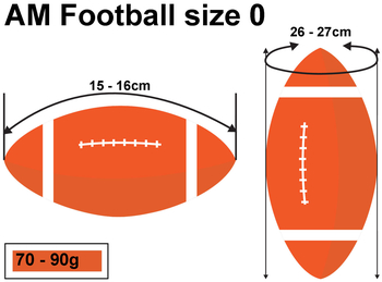 Customized American Football printed conveniently delivered quickly