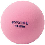 uncoated foam ball, pink bouncing
