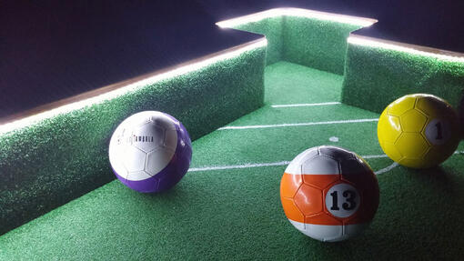 Billiard footballs - Footpool soccer balls - soccerpool balls