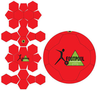 custom Footpool soccer ball